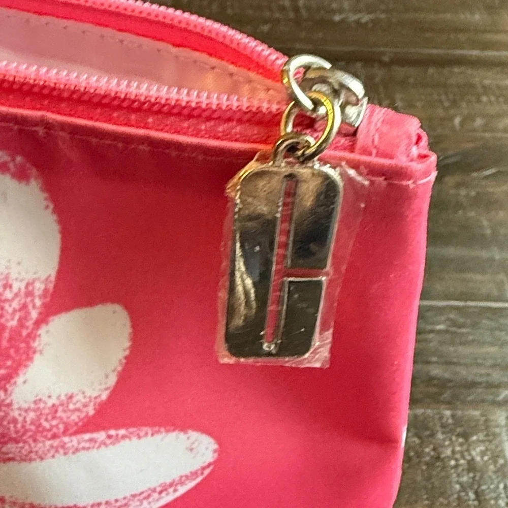 Clinique Floral‎ Pink Cosmetic Bag New